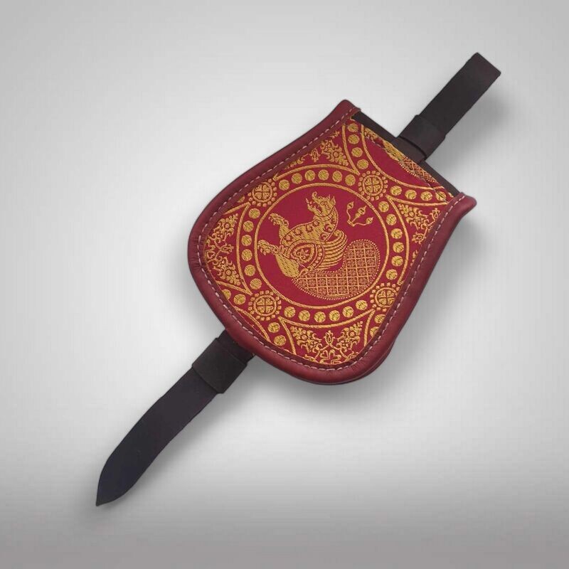 Brocade silk Tarsoly - 9-11 century - Rus / Birka Viking / Nomadic - T2