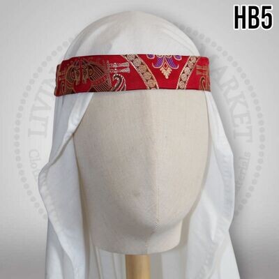 Brocade silk headband / Rus - Slavs - Byzantines HB5