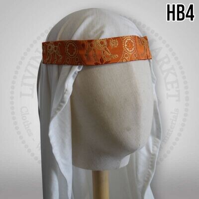 Brocade silk headband / Rus - Slavs - Byzantines HB4