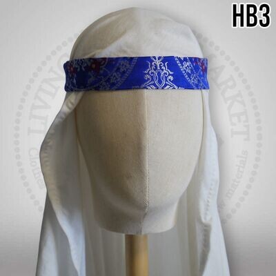 Brocade silk headband / Rus - Slavs - Byzantines HB3