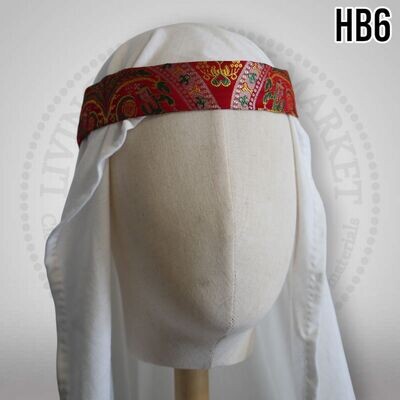 Brocade silk headband / Rus - Slavs - Byzantines HB6