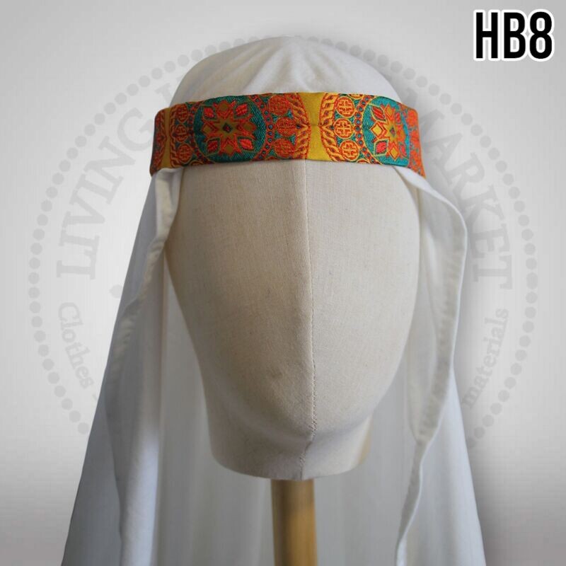 Brocade silk headband / Rus - Slavs - Byzantines HB8