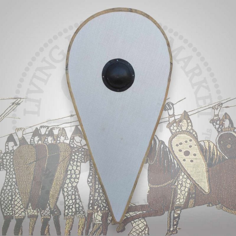 "Kite" curved shield with shield bosse (120x60cm)