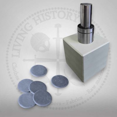 Accessories, raw materials and tools for coin minting