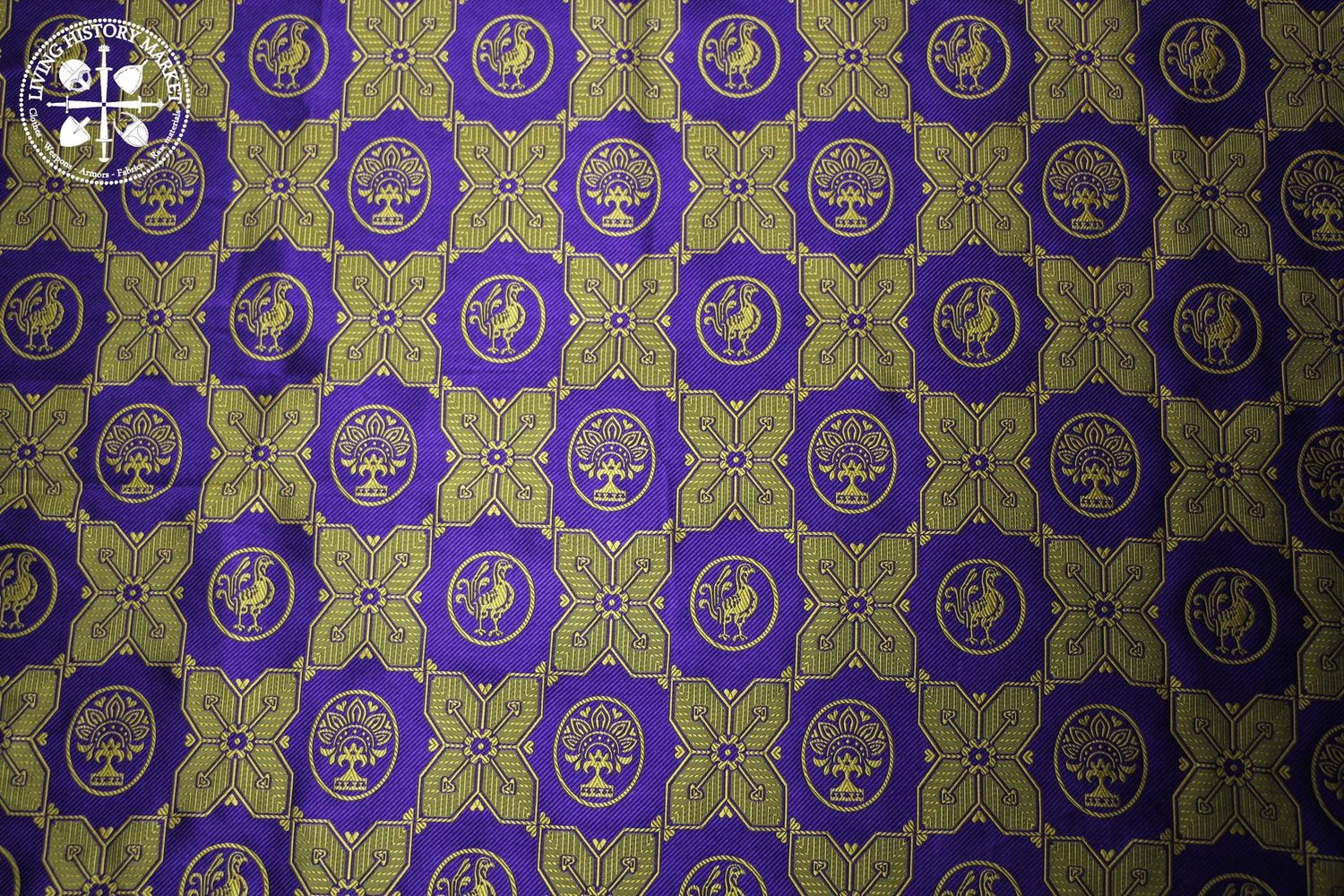 100% silk - "Khasaut" Moschevaya Balka silk - 7-9th century