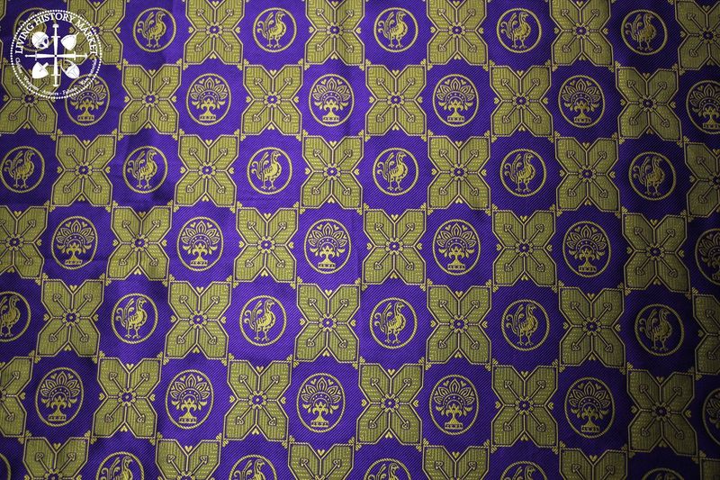 100% silk - "Khasaut" Moschevaya Balka silk - 7-9th century