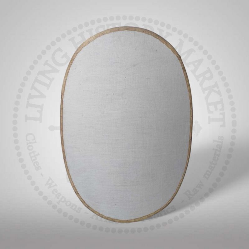 Oval curved shield (90x70cm)