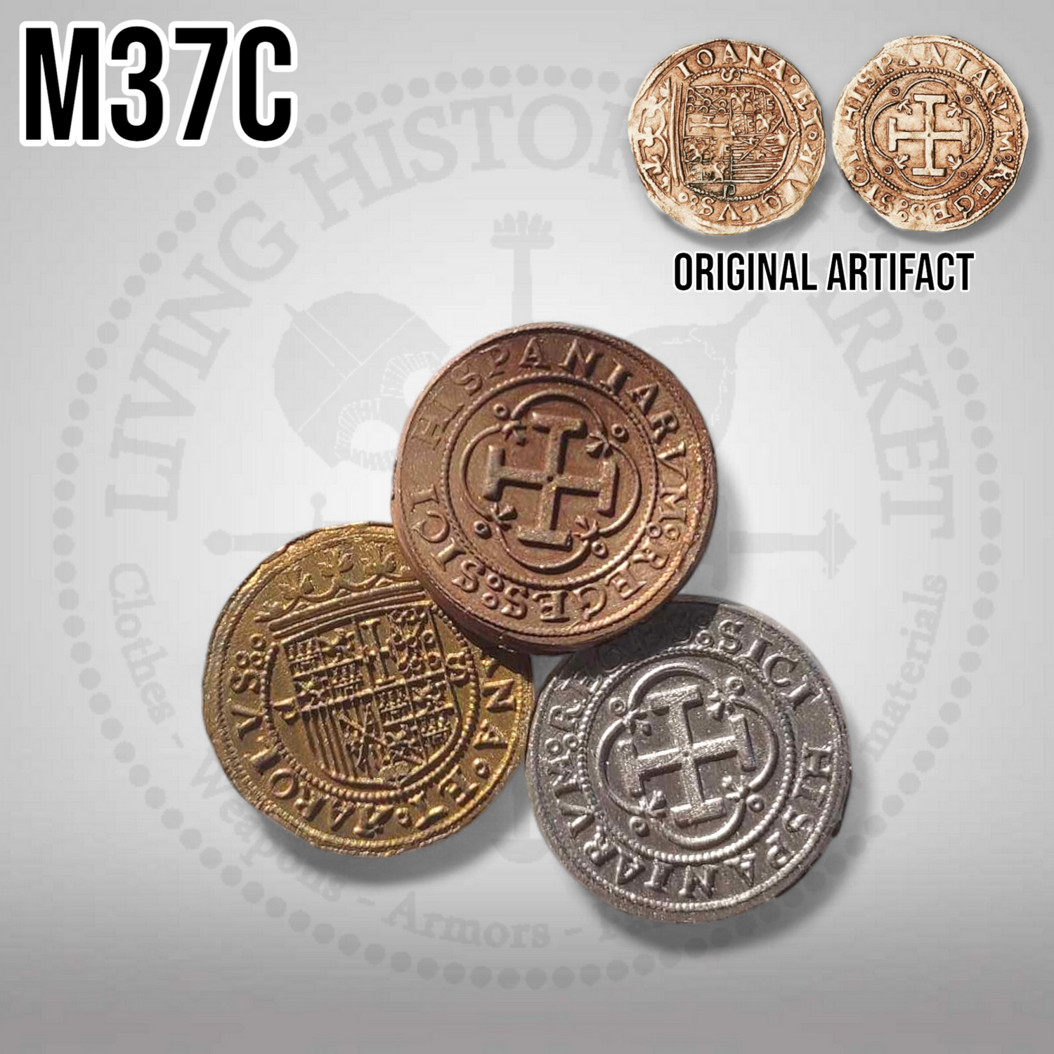 Spanish escudo - Kingdom of Spain - 16th century / #M37C