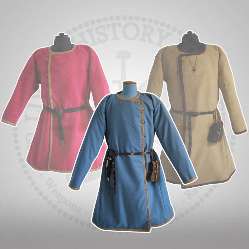 Simple assymetrical battle caftan