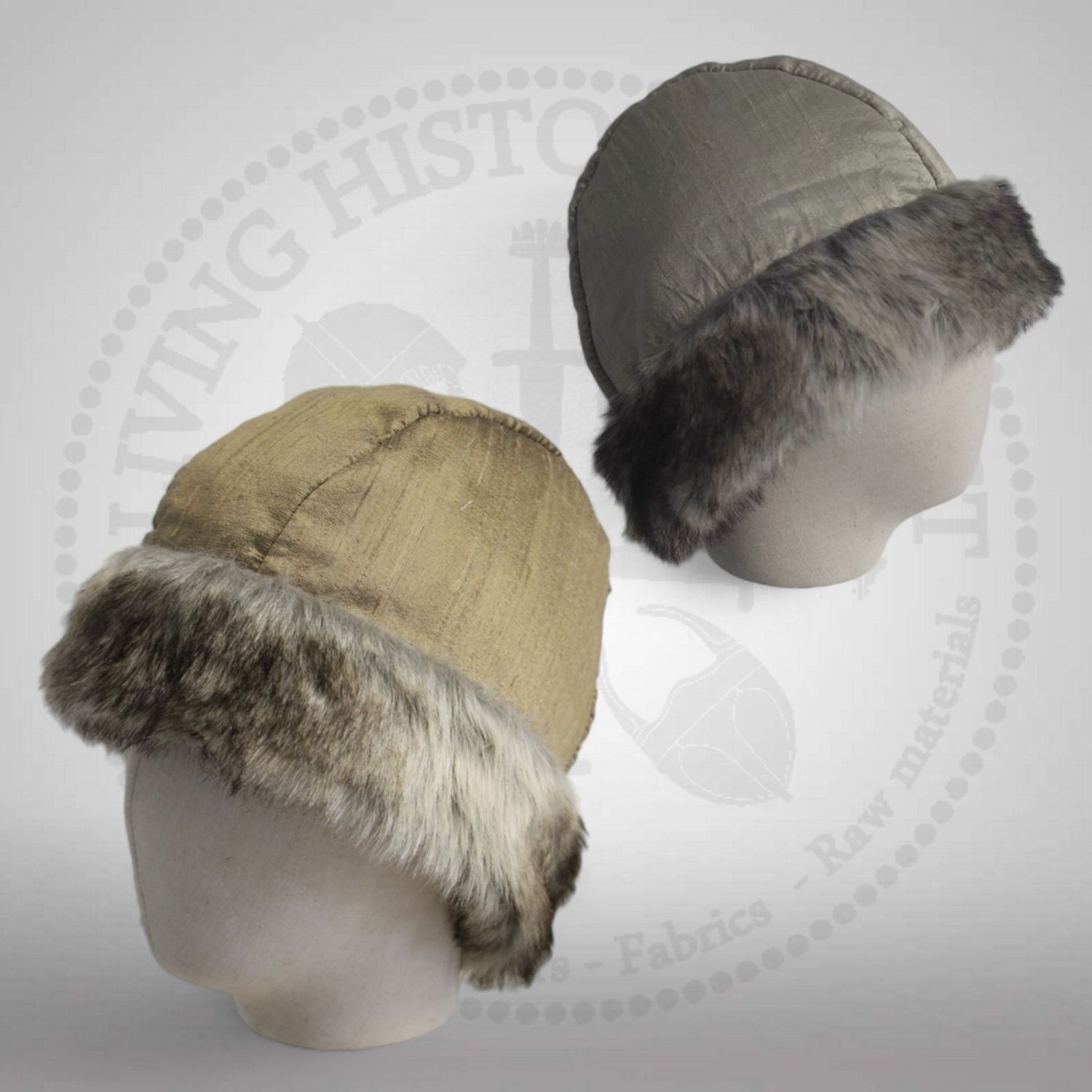 Old-Rus monochrome silk hat