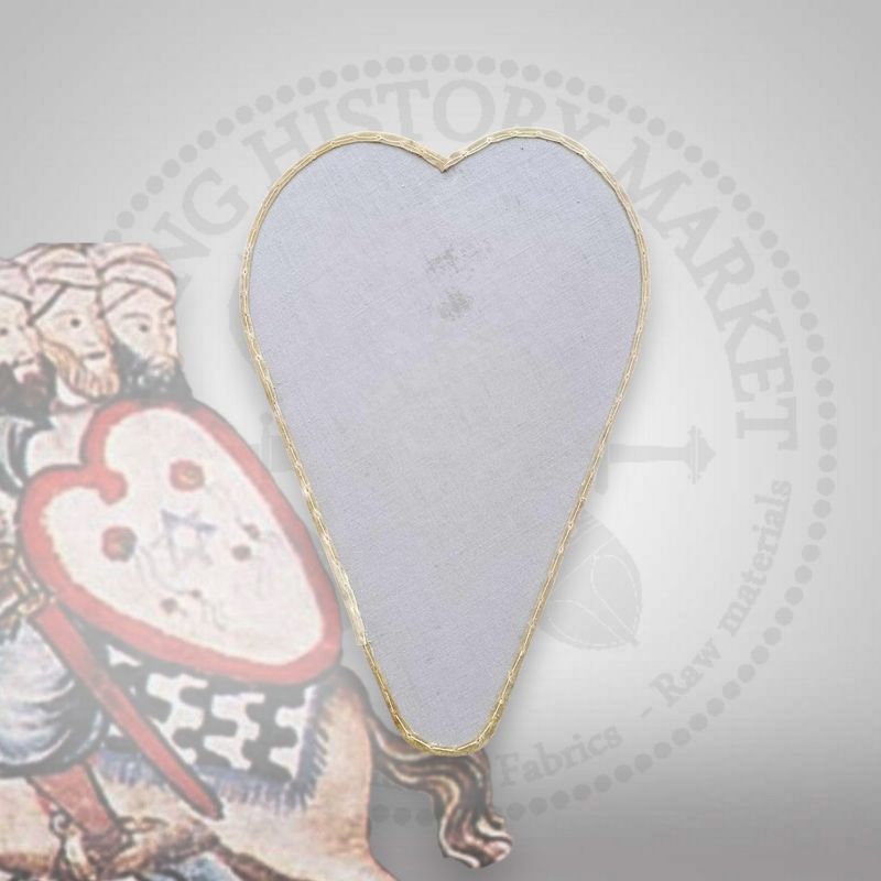 "Adarga" curved shield (90x60cm)