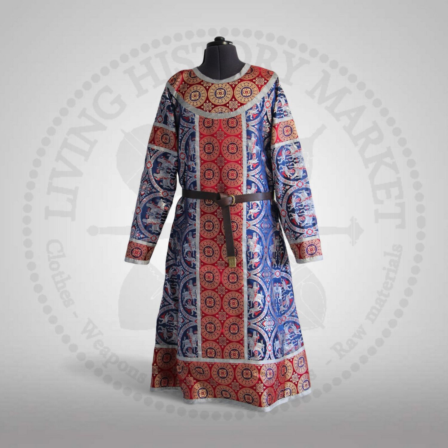 Byzantine & Carolingian full brocade silk Premium tunic Byzantine & Carolingian full brocade silk Premium tunic