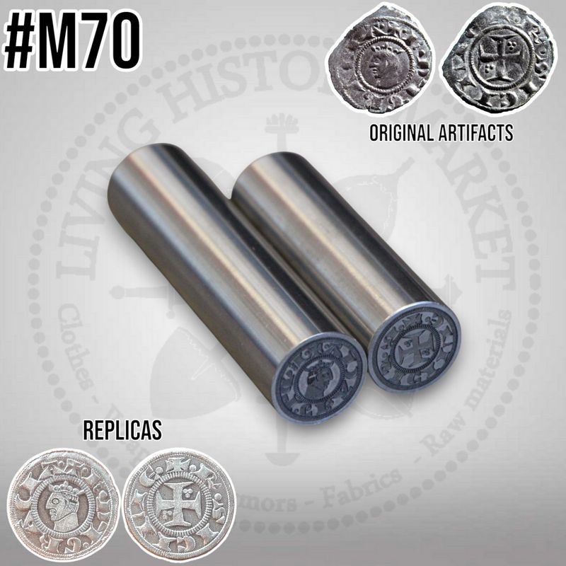 Charles Ier from "Anjou" (King of Sicile) Denari  - 13th century / #M70