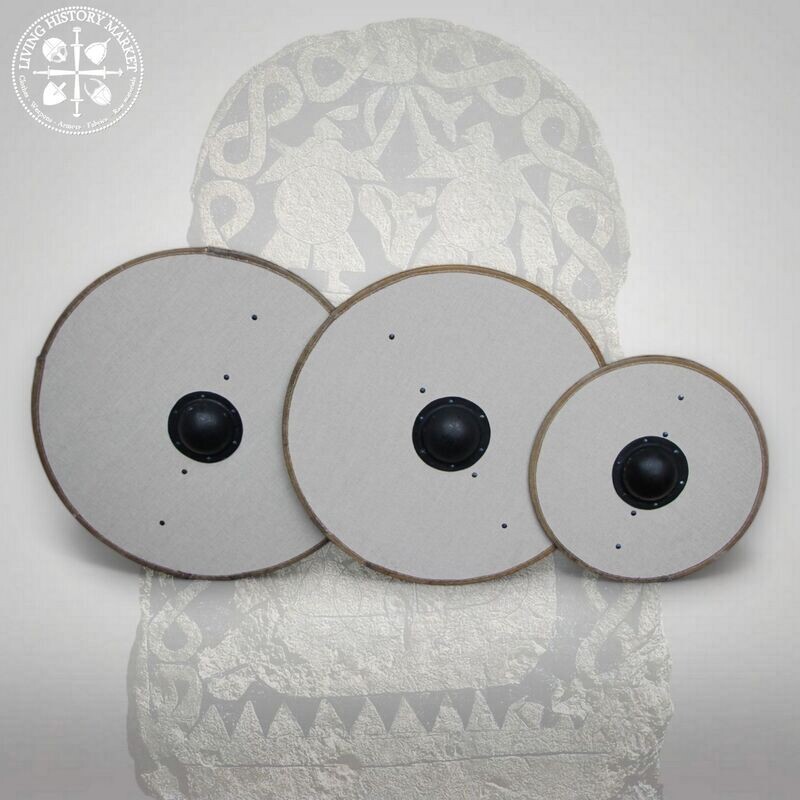 Viking circular wood shield - Complete