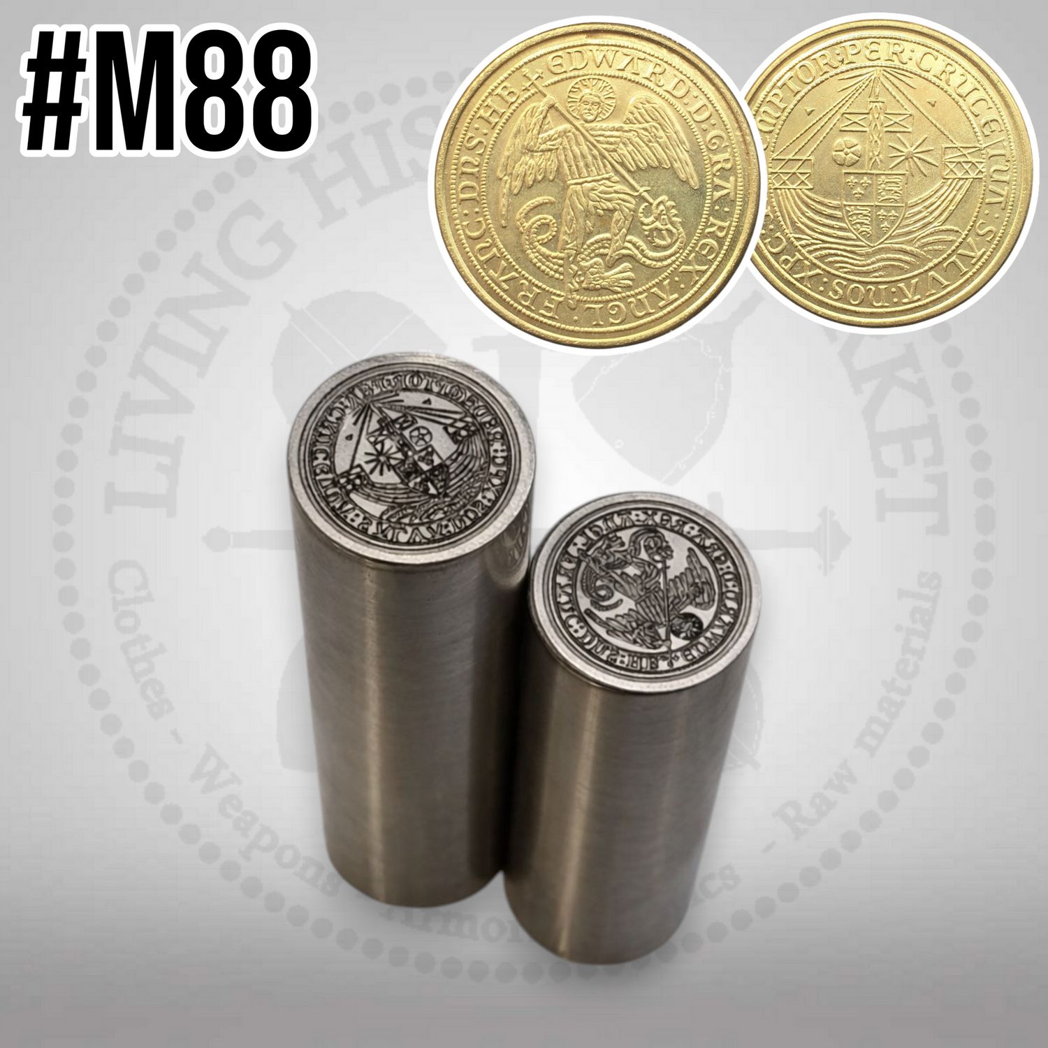 Edward III "gold noble" coin / #M88