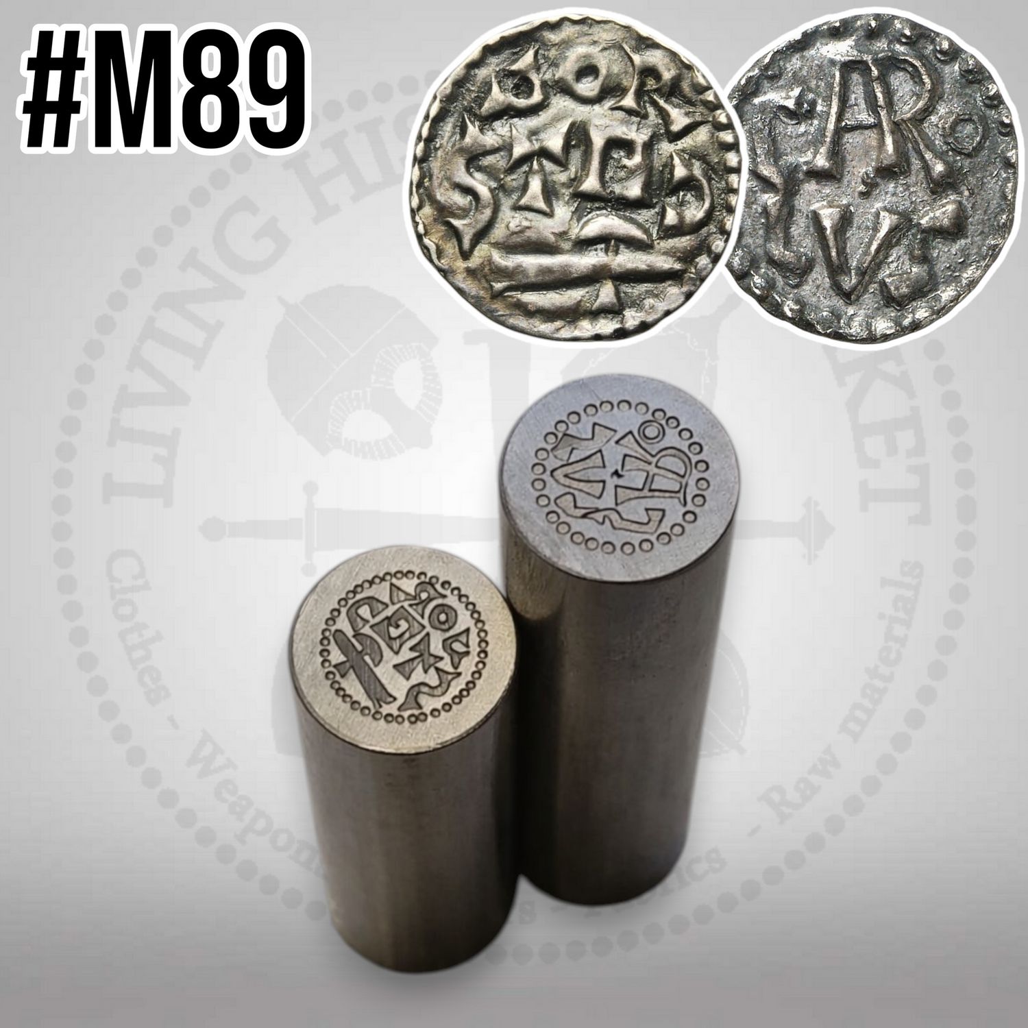 Dorestatus coin - Carolingian - 8/9th century / #M89 (Diam 18mm) Dorestatus coin - Carolingian - 8/9th century / #M89 (Diam 18mm)