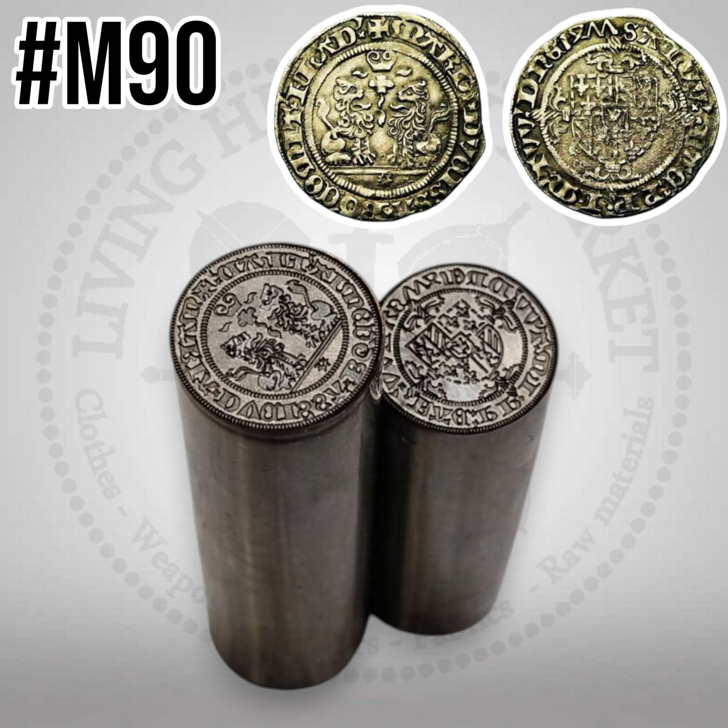 “Vuurrijzer” 2 Stuivers coin - Mary of Burgundy - Netherlands - 15th century / #M90 (diam 24.5mm) “Vuurrijzer” 2 Stuivers coin - Mary of Burgundy - Netherlands - 15th century / #M90 (diam 24.5mm)