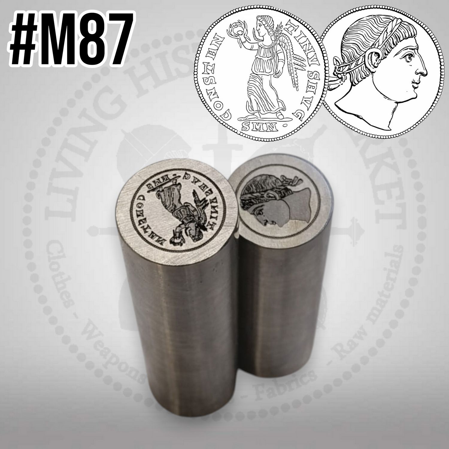 Constantinus Nummus - 4th century / #M87 (Diam 19mm)