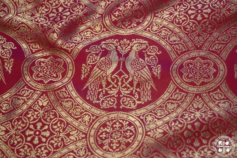 Confronted birds silk - Byzantine (Sicily) - 11-12th century