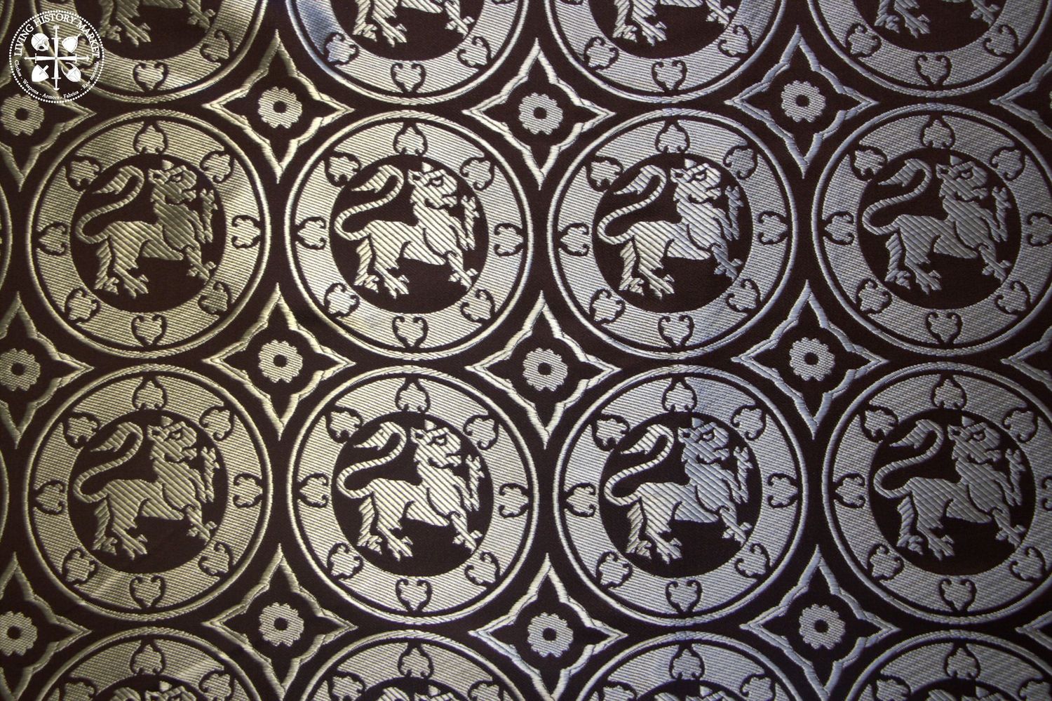 Lions brocade silk - 12/13th century