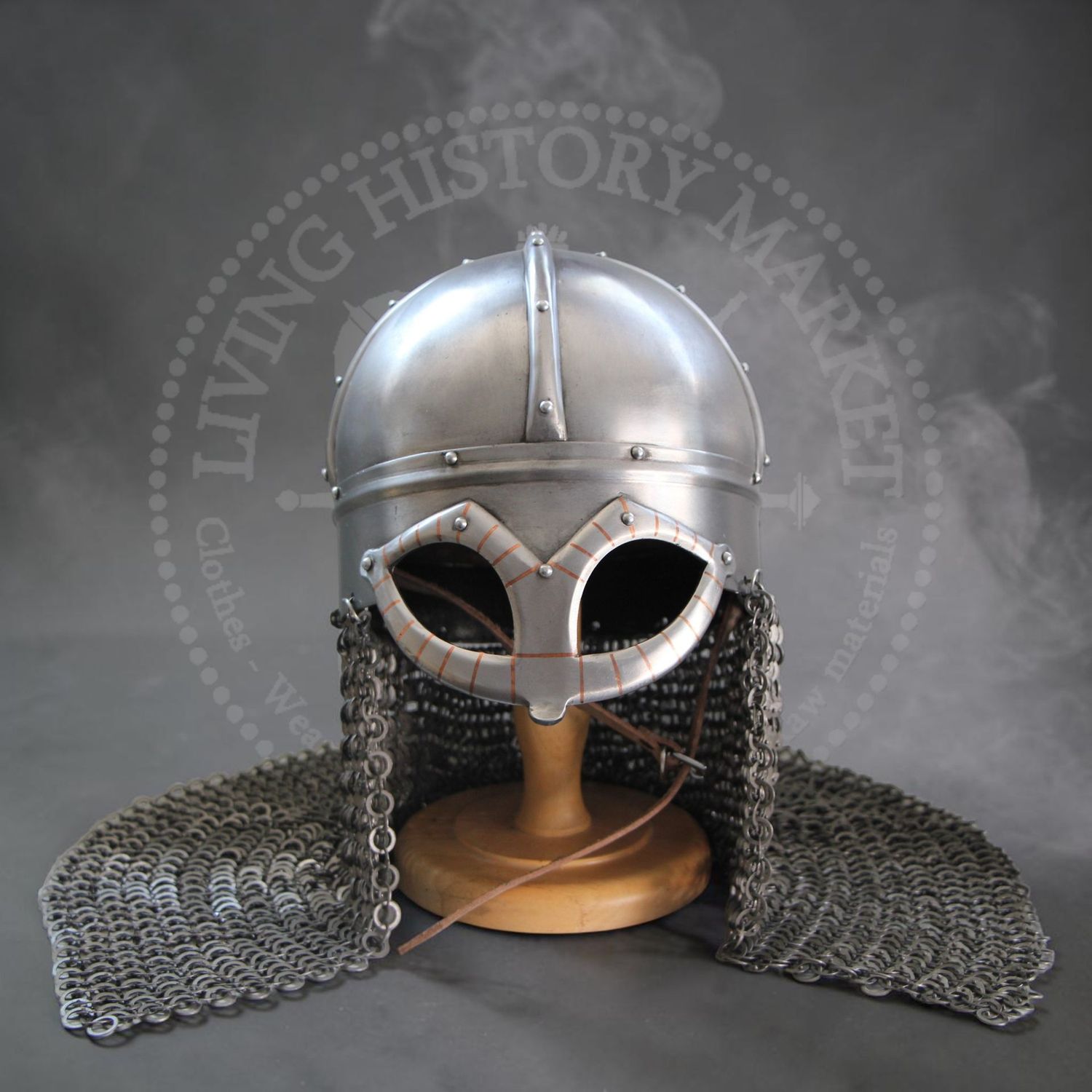 Gjermundbu helmet - Inner circumference 66cm (OPEN AVENTAIL)