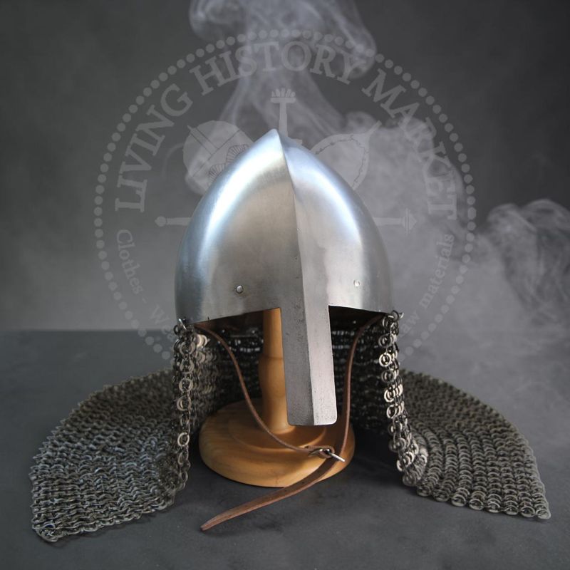 Norman nasal helmet - Inner circumference 65cm (OPEN AVENTAIL)