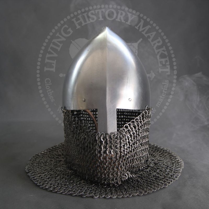 Norman nasal helmet - Inner circumference 65cm (CLOSED AVENTAIL)