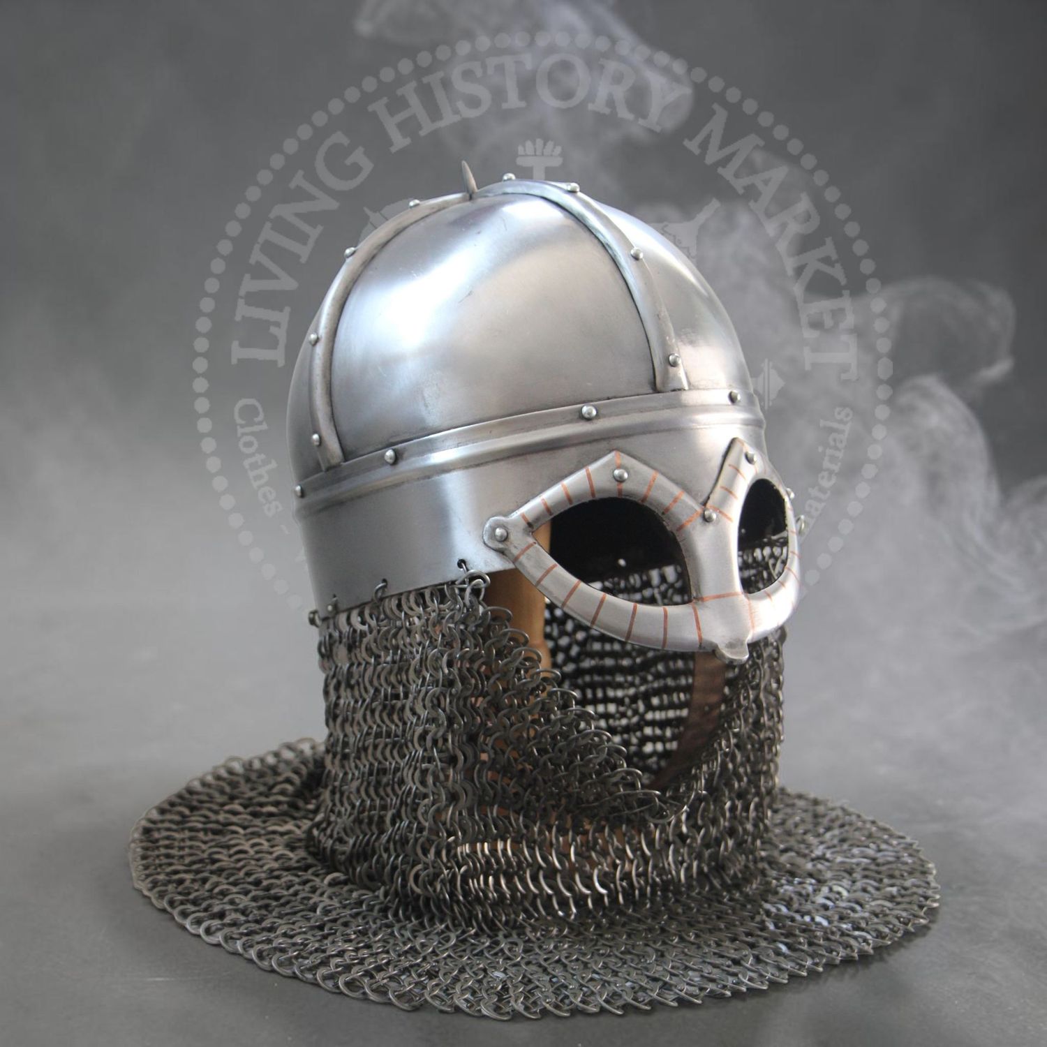 Gjermundbu helmet - Inner circumference 66cm (CLOSED AVENTAIL)