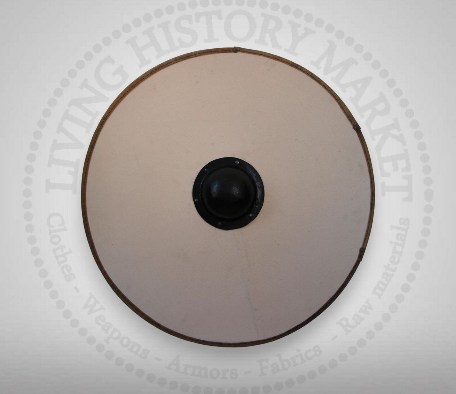 Convex / conical circular wood shield - Complete Convex / conical circular wood shield - Complete