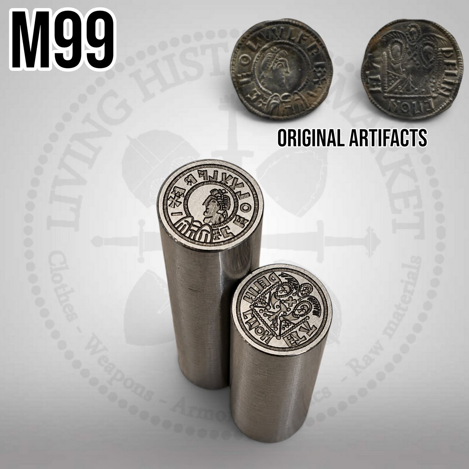 Halfdan Ragnarsson penny - Viking / Saxon - 9th century / #M99 Halfdan Ragnarsson penny - Viking / Saxon - 9th century / #M99