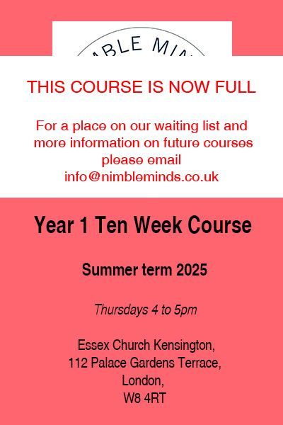 Year 1 Ten Week Course (Summer Term 2025)