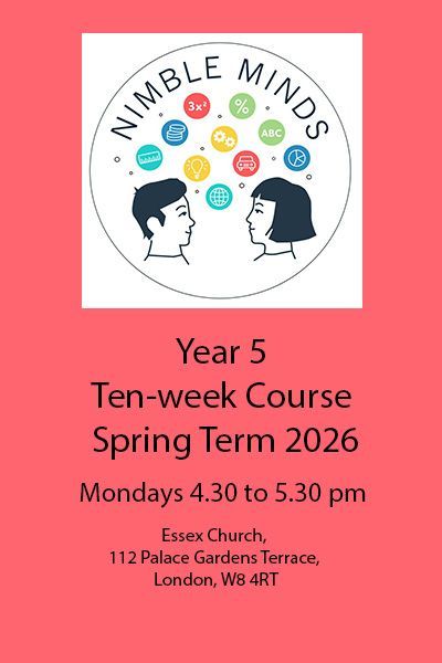 Year 5 Notting Hill Gate, Mondays, Ten-Week Course (Spring Term 2026) Year 5 Notting Hill Gate, Mondays, Ten-Week Course (Spring Term 2026)