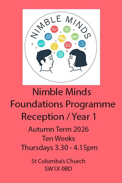Nimble Minds Foundations Programme Autumn Term 2026 Nimble Minds Foundations Programme Autumn Term 2026
