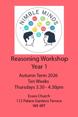 Reasoning Workshop Year 1, Ten-Week Course (Autumn Term 2026) Reasoning Workshop Year 1, Ten-Week Course (Autumn Term 2026)