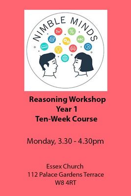 Reasoning Workshop Year 1, Ten-Week Course (Autumn Term 2026) Reasoning Workshop Year 1, Ten-Week Course (Autumn Term 2026)