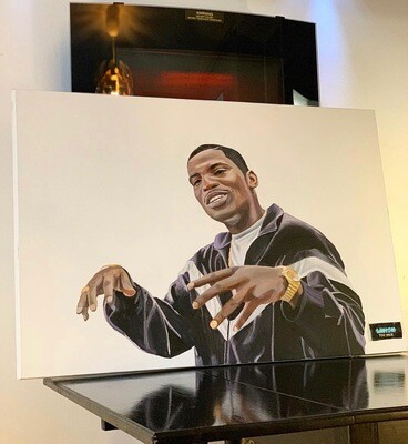 Money Mitch (Paid in Full) Acrylic Painting