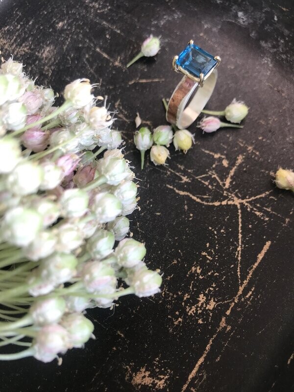 Solitário Topázio London