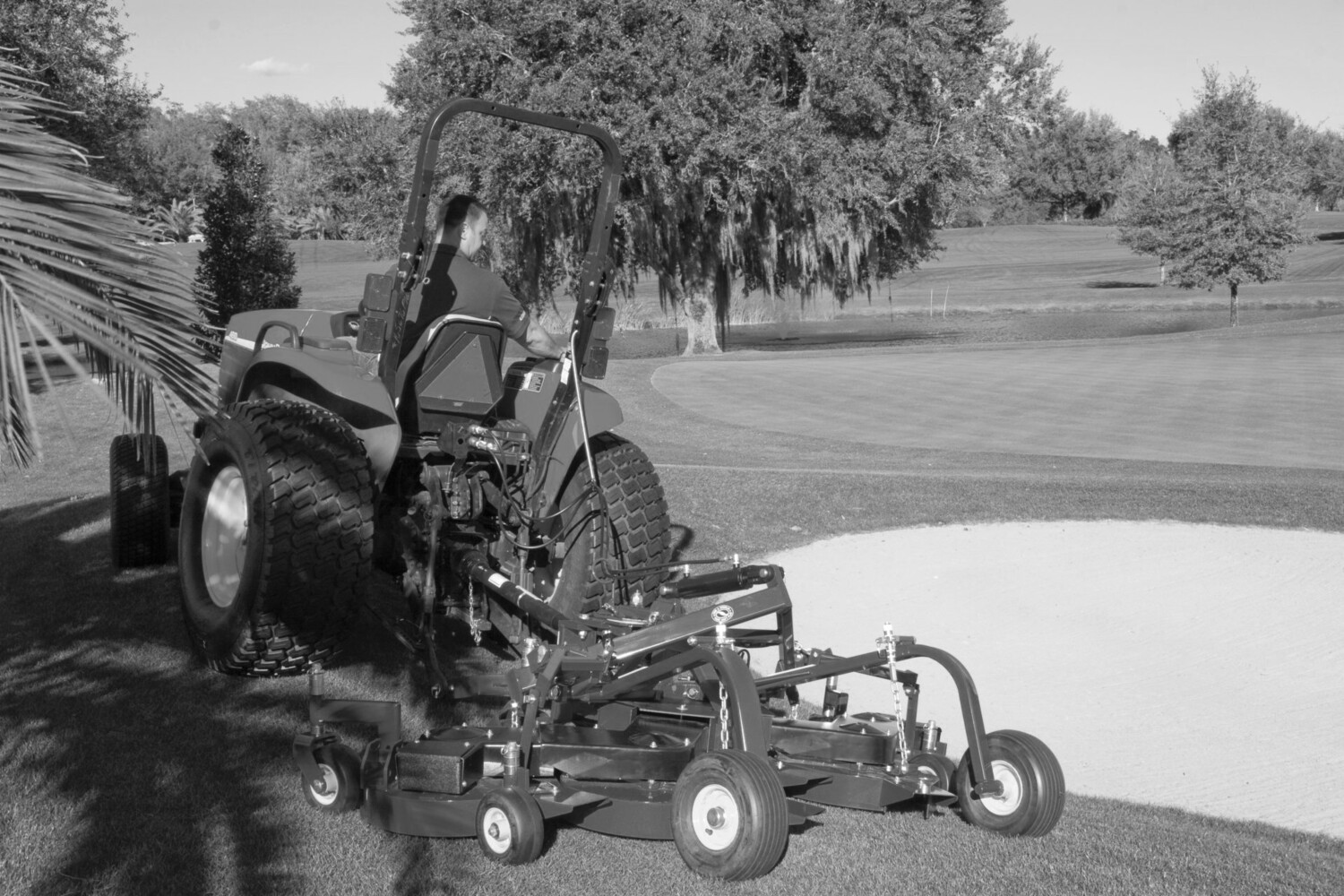 XR500 96" Articulating Pull Behind Mower Deck