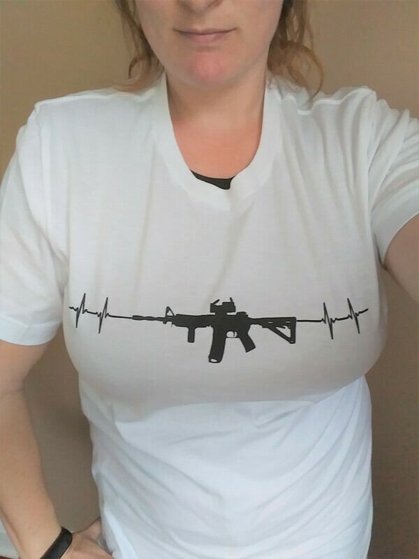 AR-15 Heartbeat Shirt