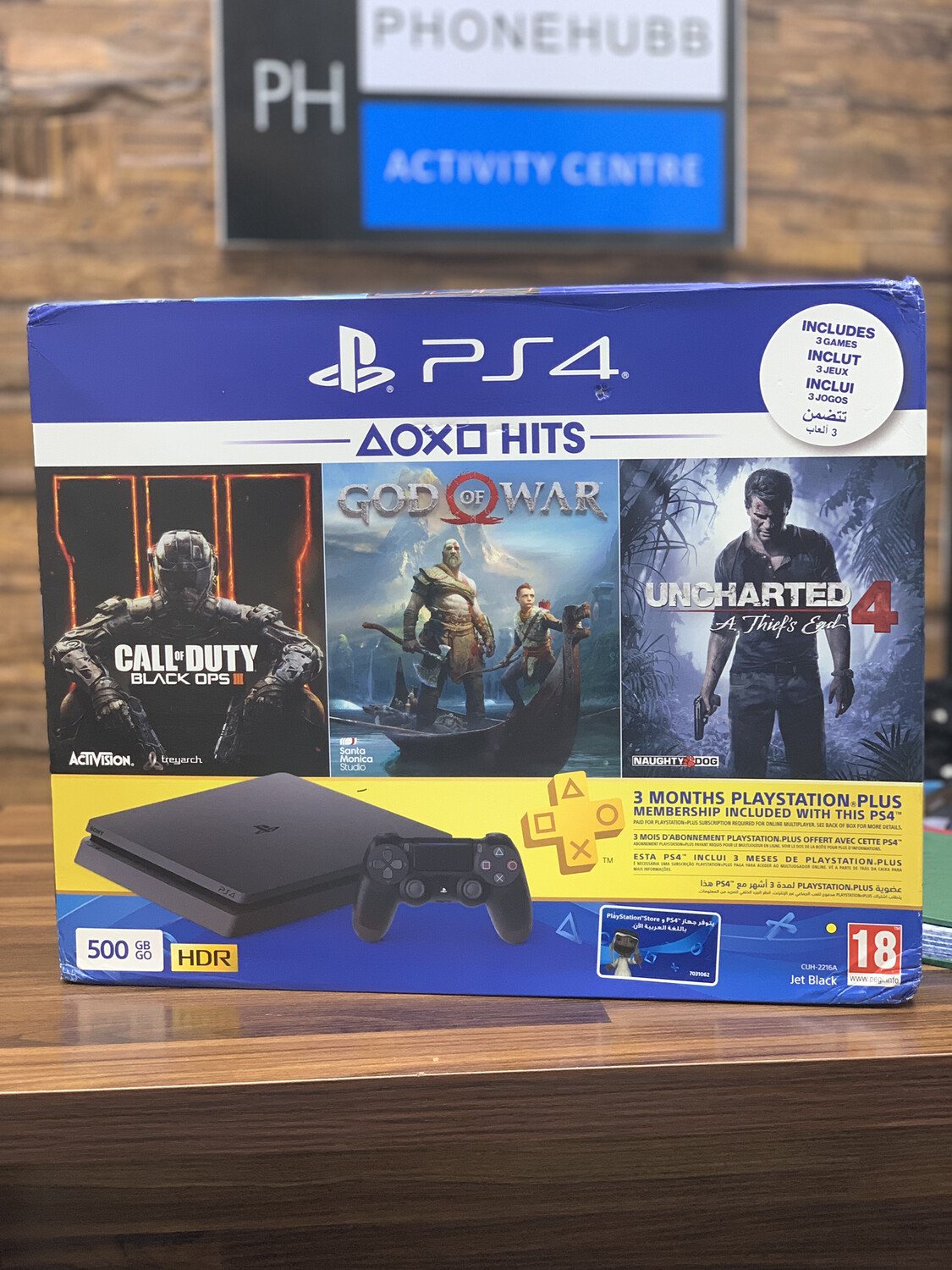 Sony PS4 500GB 3 Games Bundle