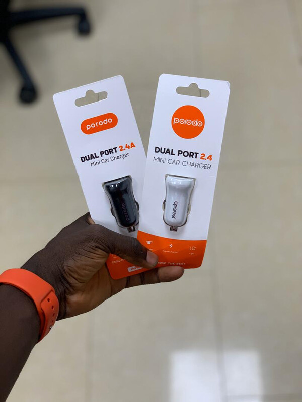 Porodo 2.4A Mini Car Charger 