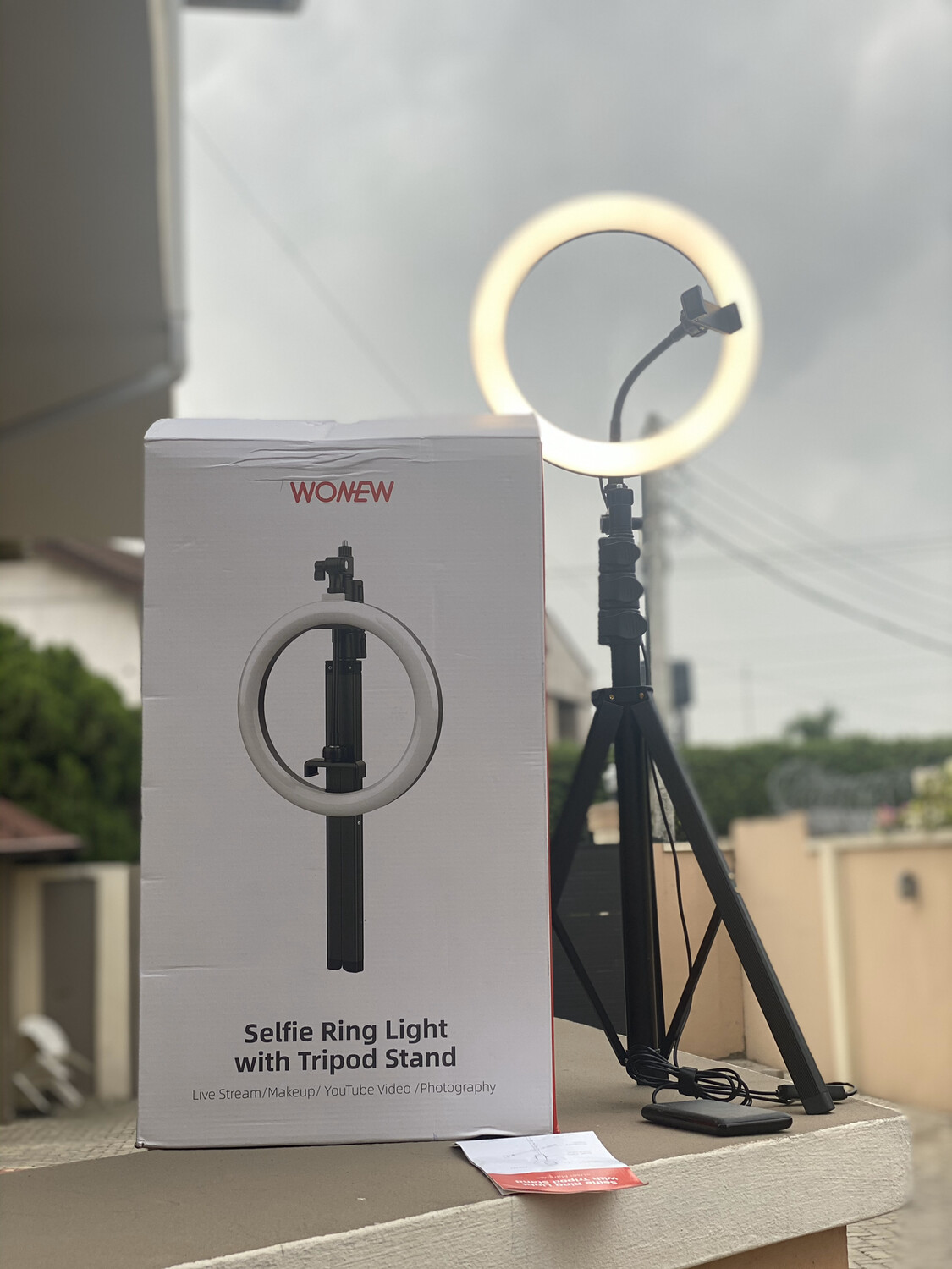 Wonew Selfie Ring with Tripod stand 12” 