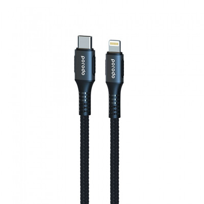 Porodo Type-C to Lightning PD Cable 3A (Braided)