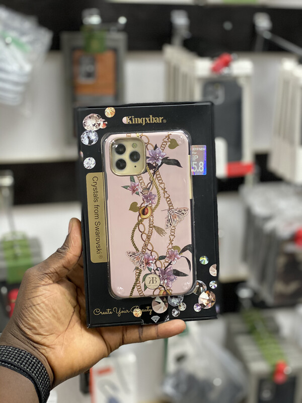 Kingxbar Luxury Floral Case with Crystals from Swarovski