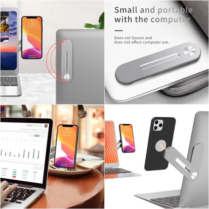 Magnetic Laptop Extension Phone Stand
