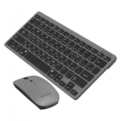 Porodo Super Slim Bluetooth Keyboard + Mouse Combo