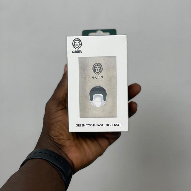 Green Automatic Toothpaste Dispenser