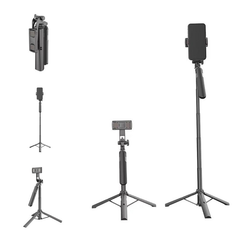Juice A61 Portable Tripod Stand + Video Photography Brackets + Selfie Stick + Bluetooth remote control