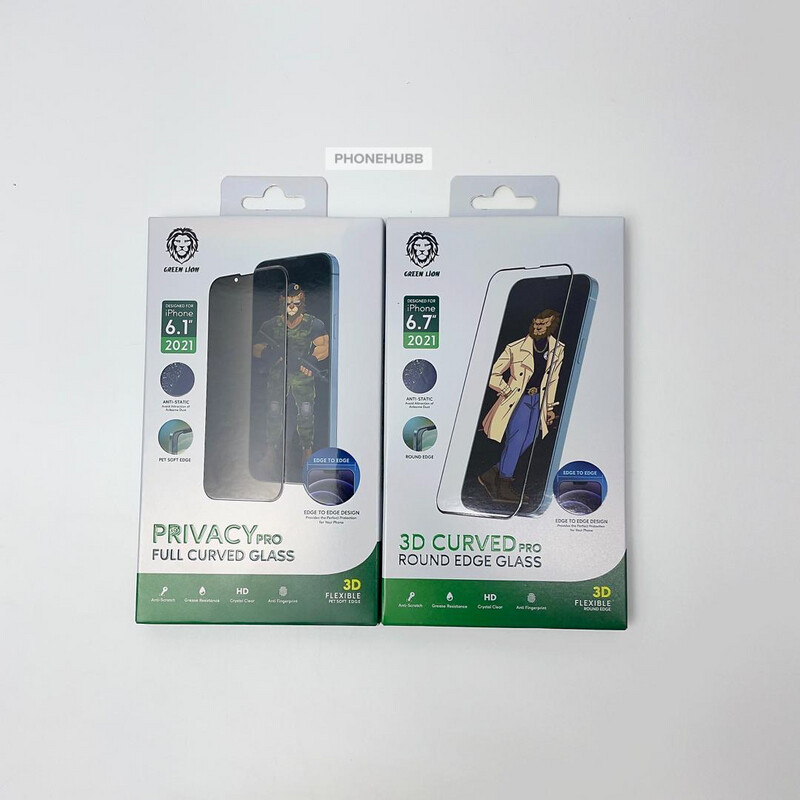 Green 3D Clear Screen Guard