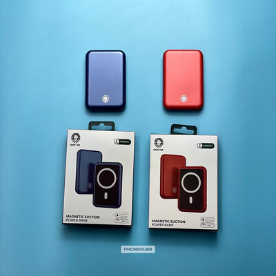 Green  Lion Magnetic Suction Power Bank 5000mAh